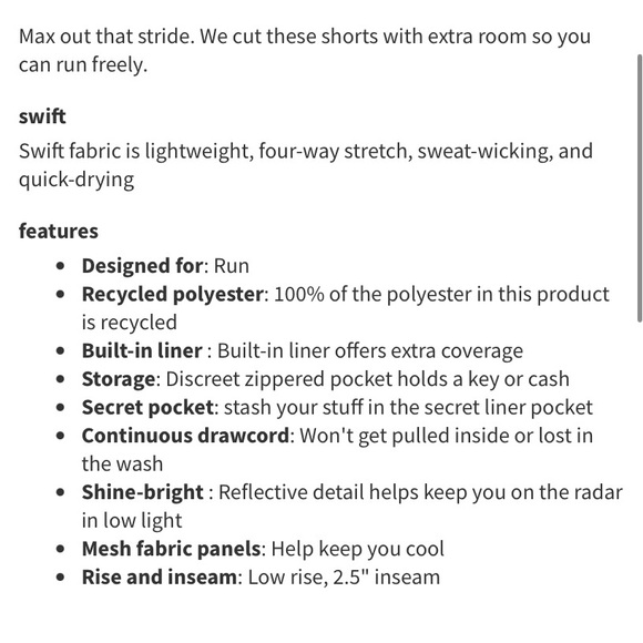 Lululemon Hotty Hot Short II  2.5” - Picture 9 of 9